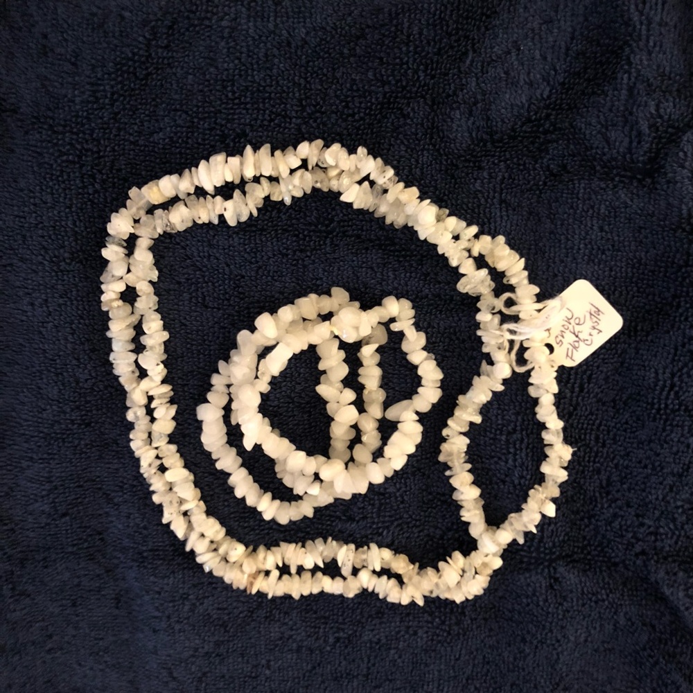 Snowflake Crystal Necklace & Bracelets Set